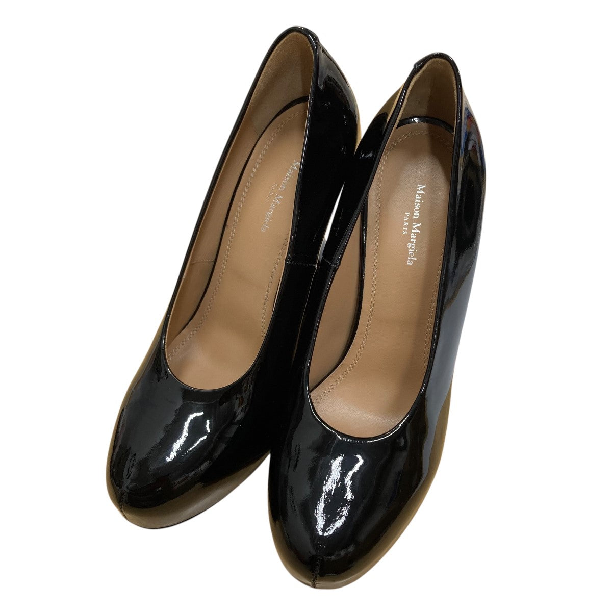 Maison Margielaメゾンマルジェラ　パンプス未使用 Maison Margiela(メゾンマルジェラ) レザースケッチパンプス