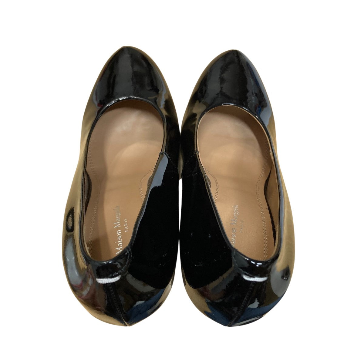 Maison Margielaメゾンマルジェラ　パンプス未使用 Maison Margiela(メゾンマルジェラ) レザースケッチパンプス