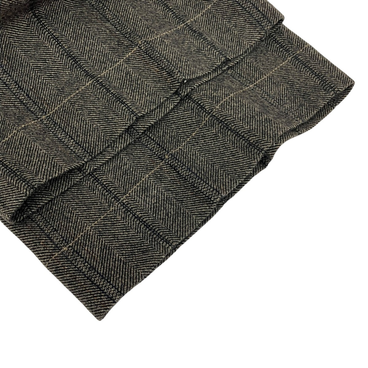 6(ROKU) BEAUTY＆YOUTH HERRINGBONE CHECK SET UP PANTS2タックパンツ8614-202-0040 古着・中古-4枚目のアイテム画像