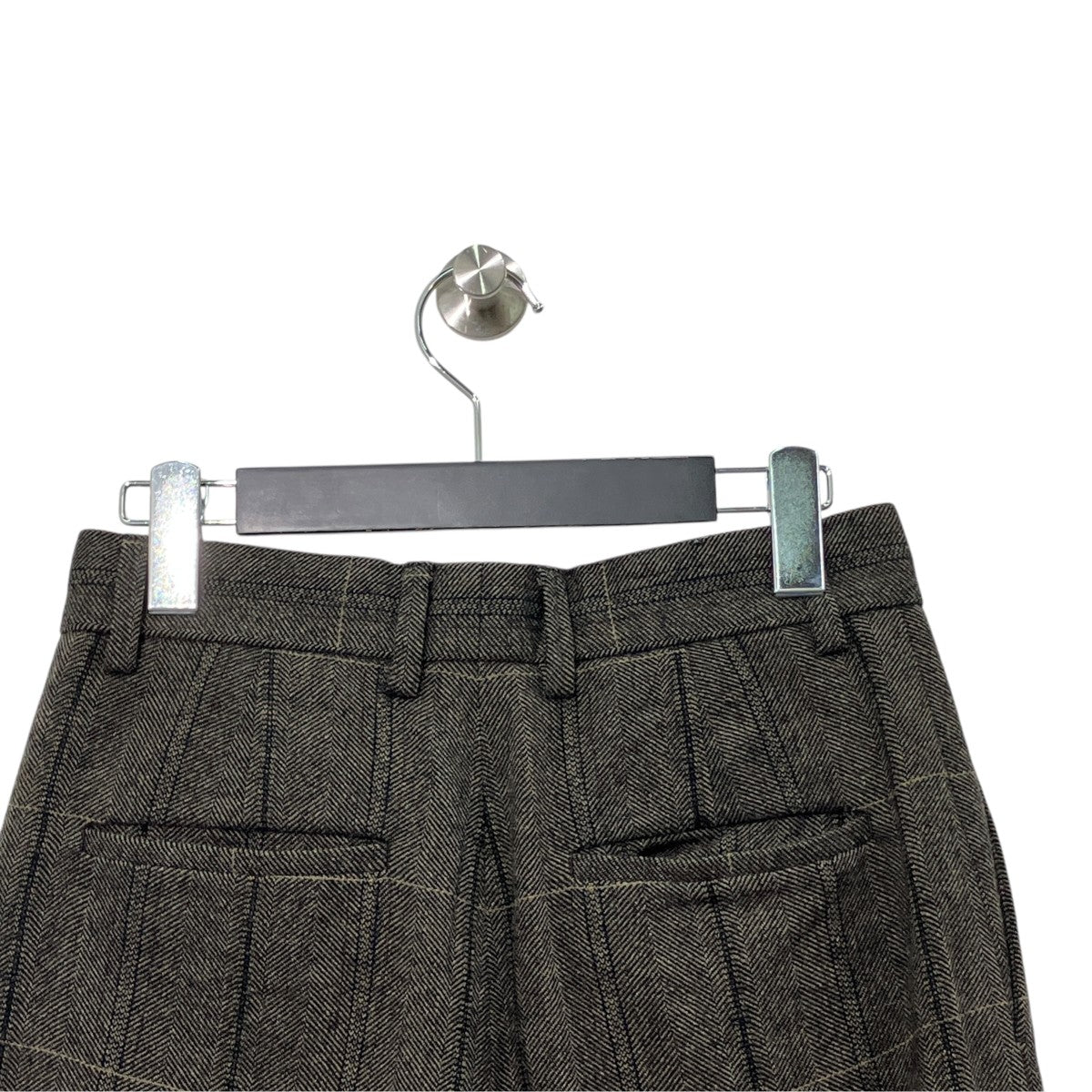6(ROKU) BEAUTY＆YOUTH HERRINGBONE CHECK SET UP PANTS2タックパンツ8614-202-0040 古着・中古-5枚目のアイテム画像