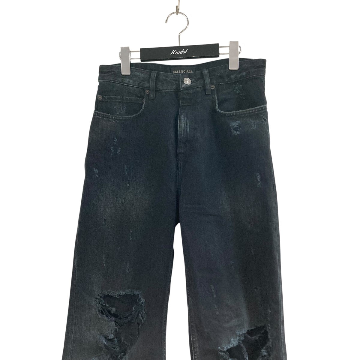 BALENCIAGA(バレンシアガ) デストロイ加工デニムパンツ 745151