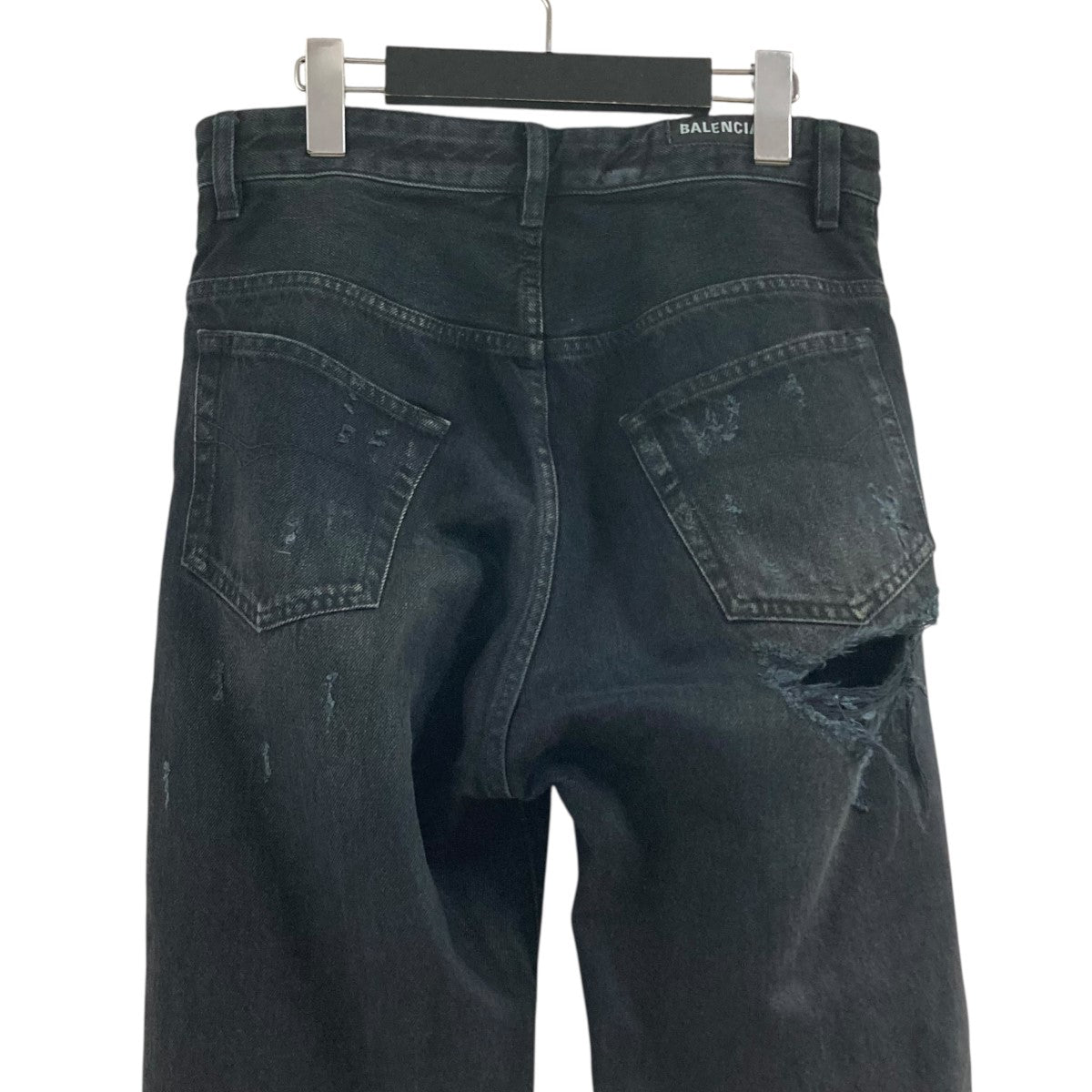 BALENCIAGA(バレンシアガ) デストロイ加工デニムパンツ 745151