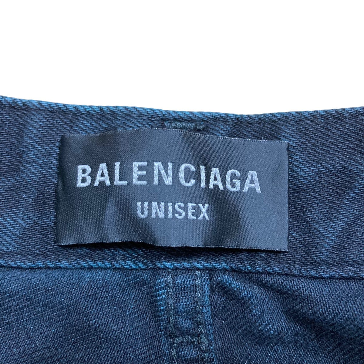 BALENCIAGA(バレンシアガ) デストロイ加工デニムパンツ 745151 TBP47