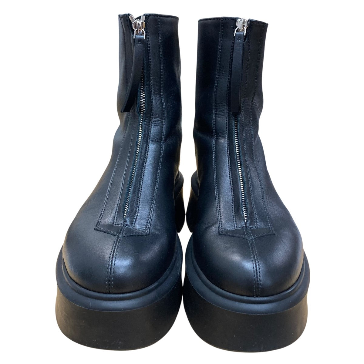 THE ROW(ザロウ) フロントジップブーツ F1144-L64R ブラック サイズ 41