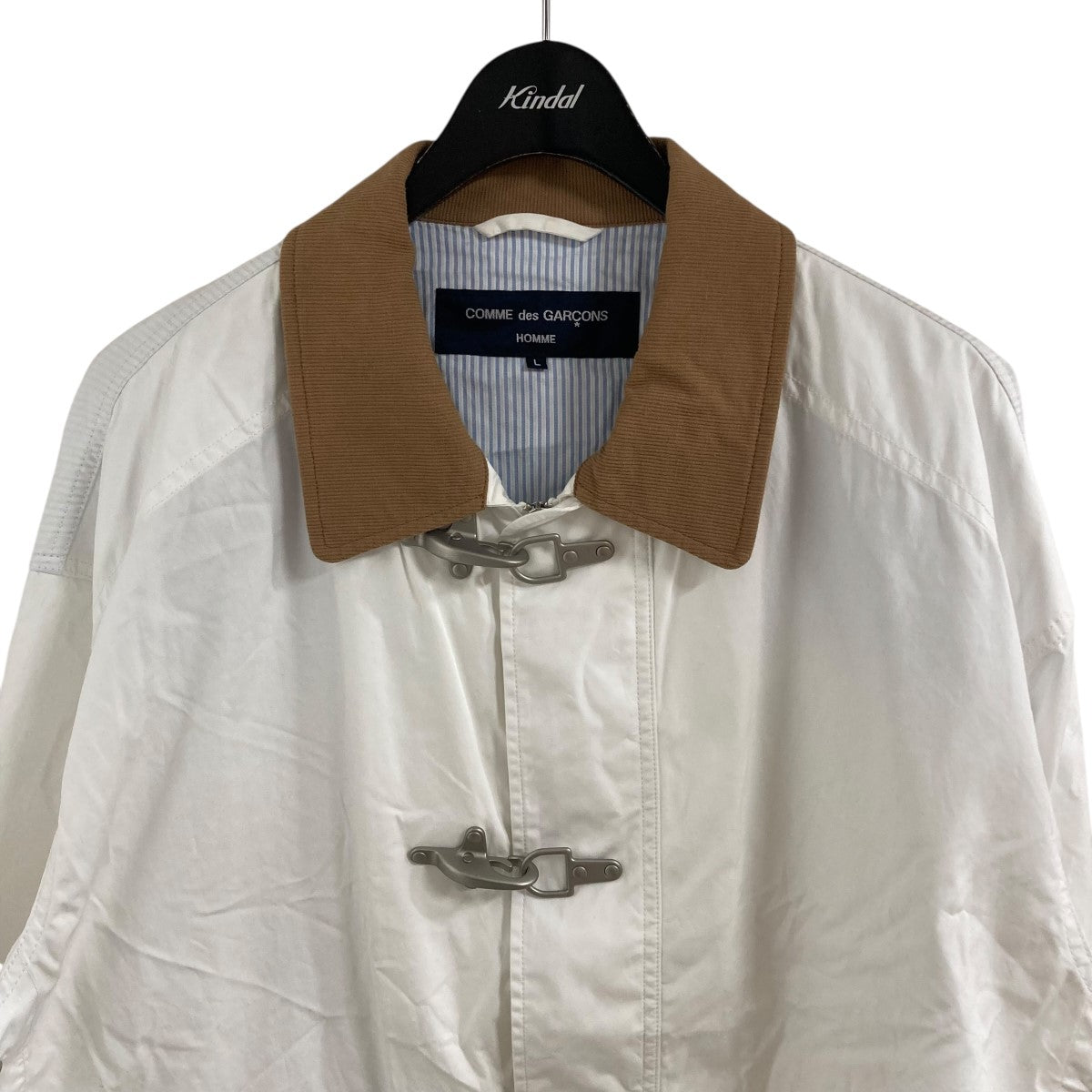 COMME des GARCONS HOMME バックルディテールコットンジャケット 古着・中古-2枚目のアイテム画像