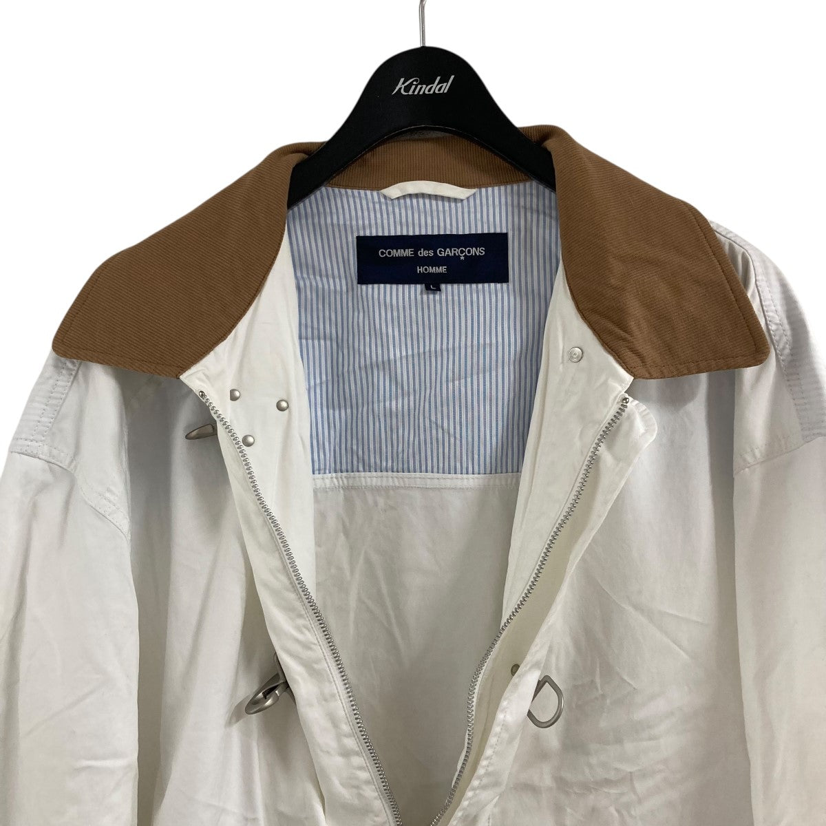 COMME des GARCONS HOMME バックルディテールコットンジャケット 古着・中古-5枚目のアイテム画像