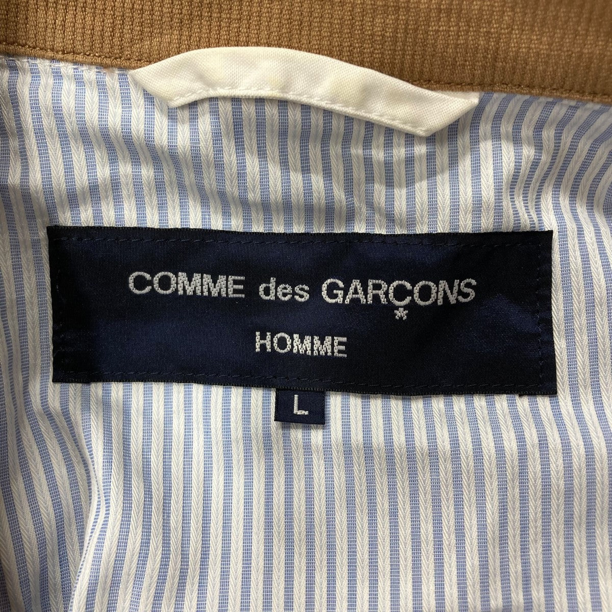 COMME des GARCONS HOMME バックルディテールコットンジャケット 古着・中古-6枚目のアイテム画像