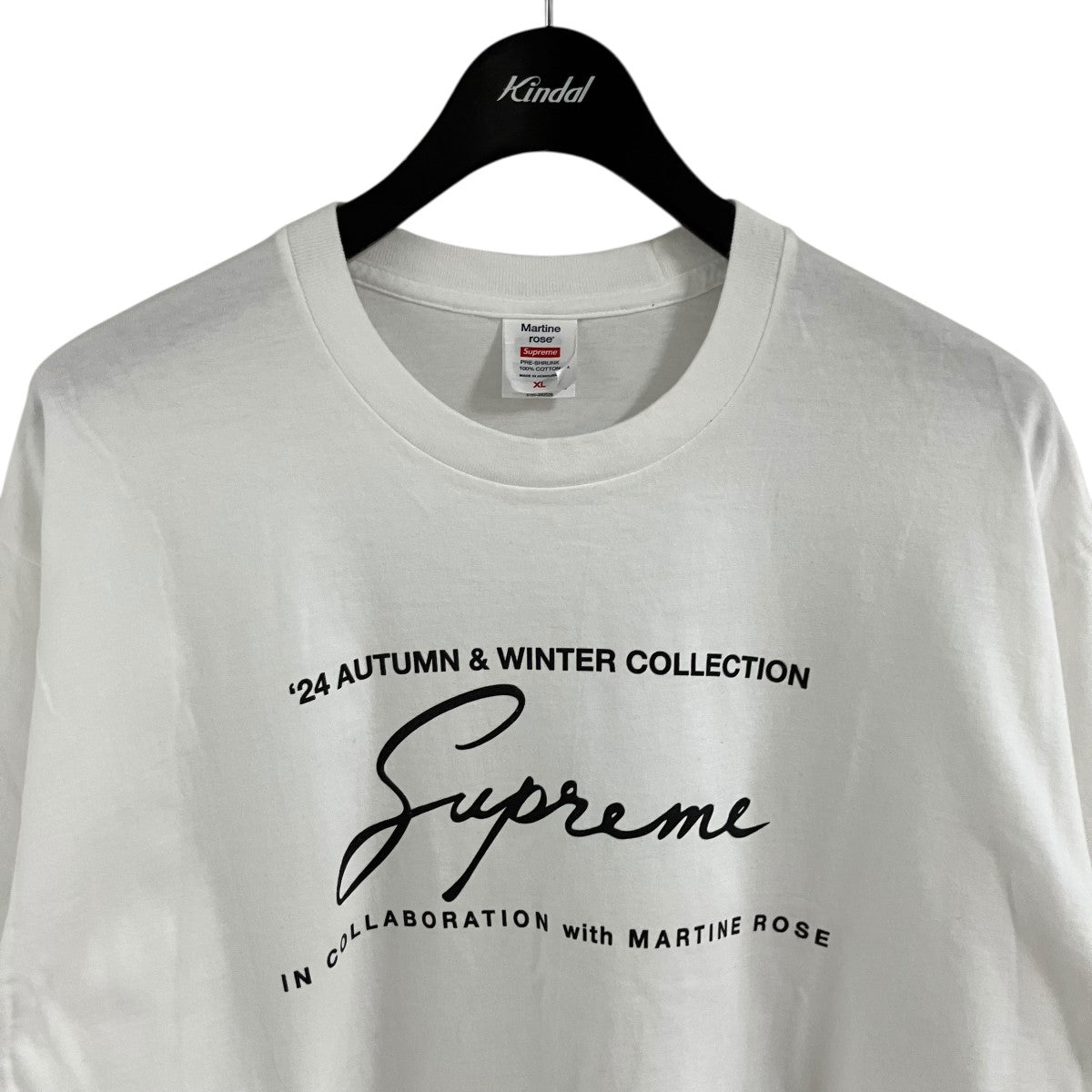 Supreme×Martine rose ロゴTシャツ 古着・中古-2枚目のアイテム画像