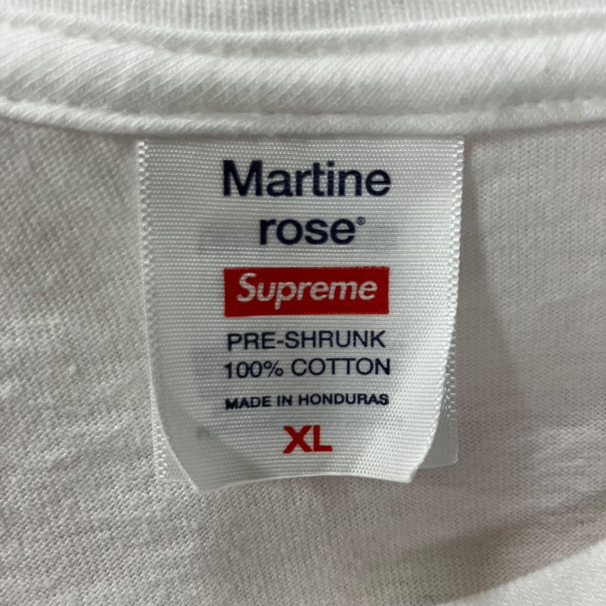 Supreme×Martine rose ロゴTシャツ 古着・中古-5枚目のアイテム画像