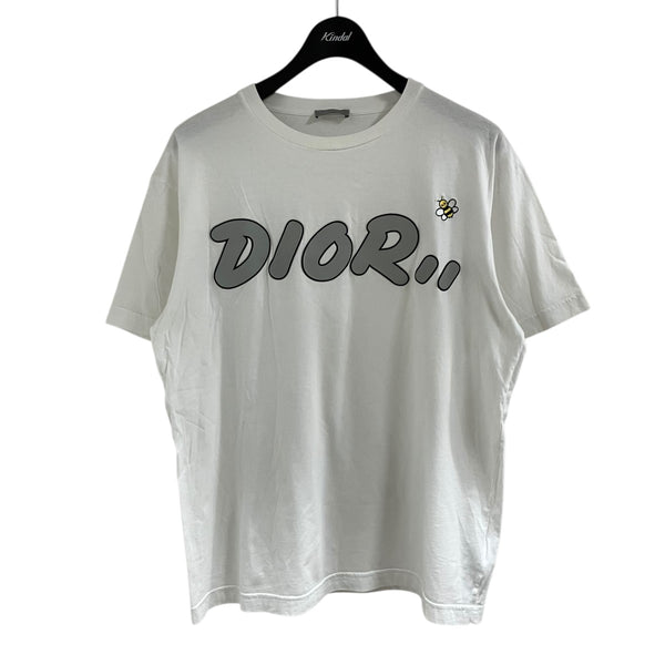 Dior グレー ロゴ Tシャツ 12 Dior Icons T-Shirt, Regular Fit Pink Sea Island Cotton Jersey | DIOR