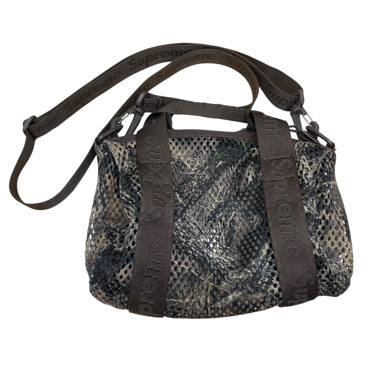 Supreme 青 メッシュ編み バッグ Supreme(シュプリーム) メッシュバッグ カーキ サイズ -｜【公式