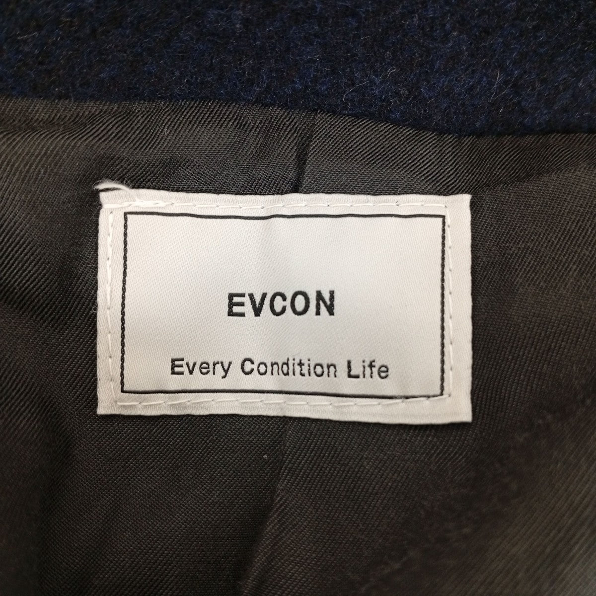 EVCON ウールコート193-91701 古着・中古-3枚目のアイテム画像
