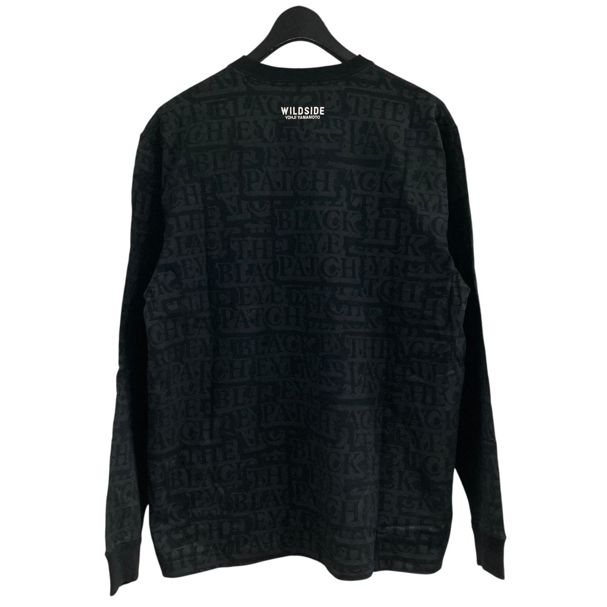 YOHJI YAMAMOTO×THE BLACK EYE PATCH 総柄ロングスリーブカットソー