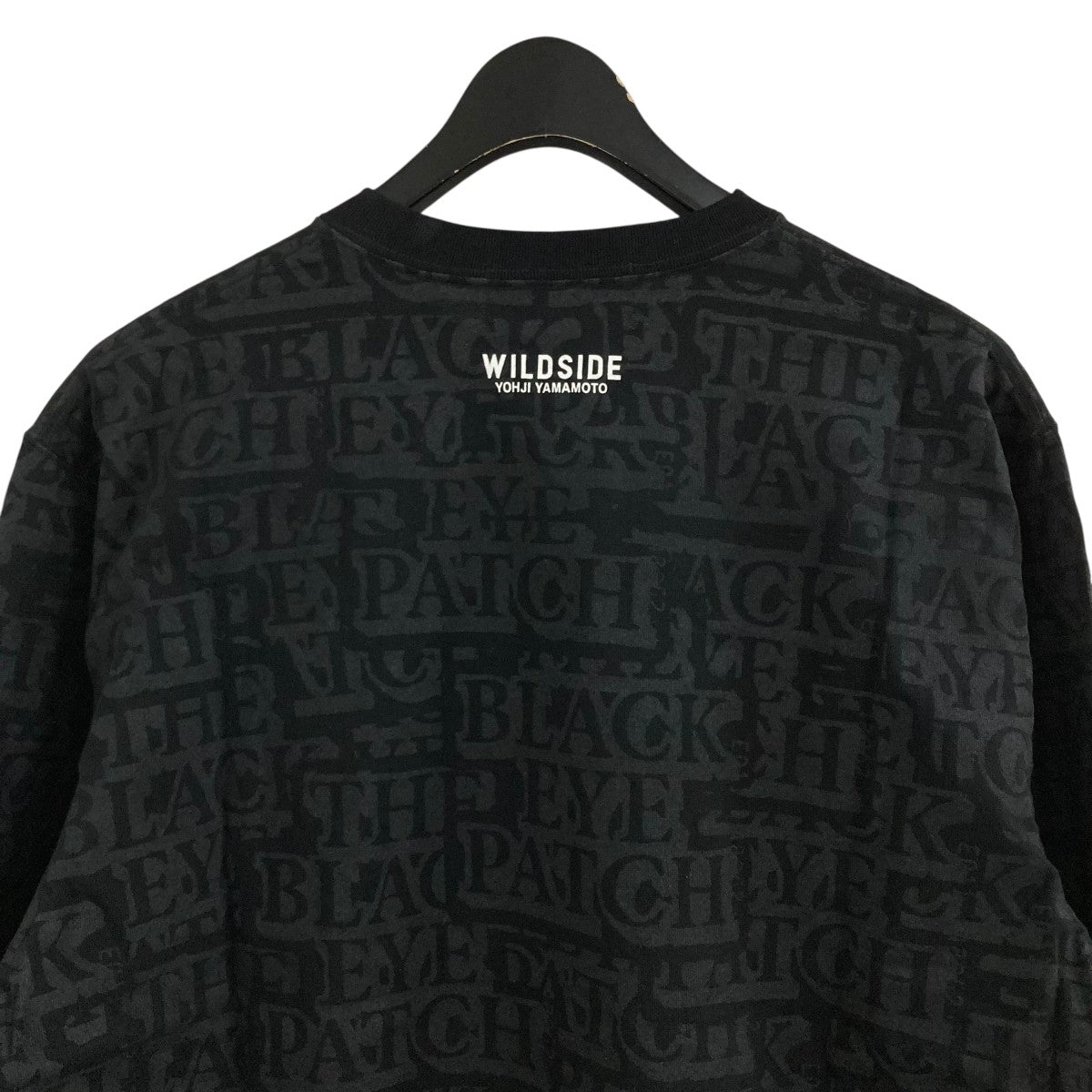 YOHJI YAMAMOTO×THE BLACK EYE PATCH 総柄ロングスリーブカットソー