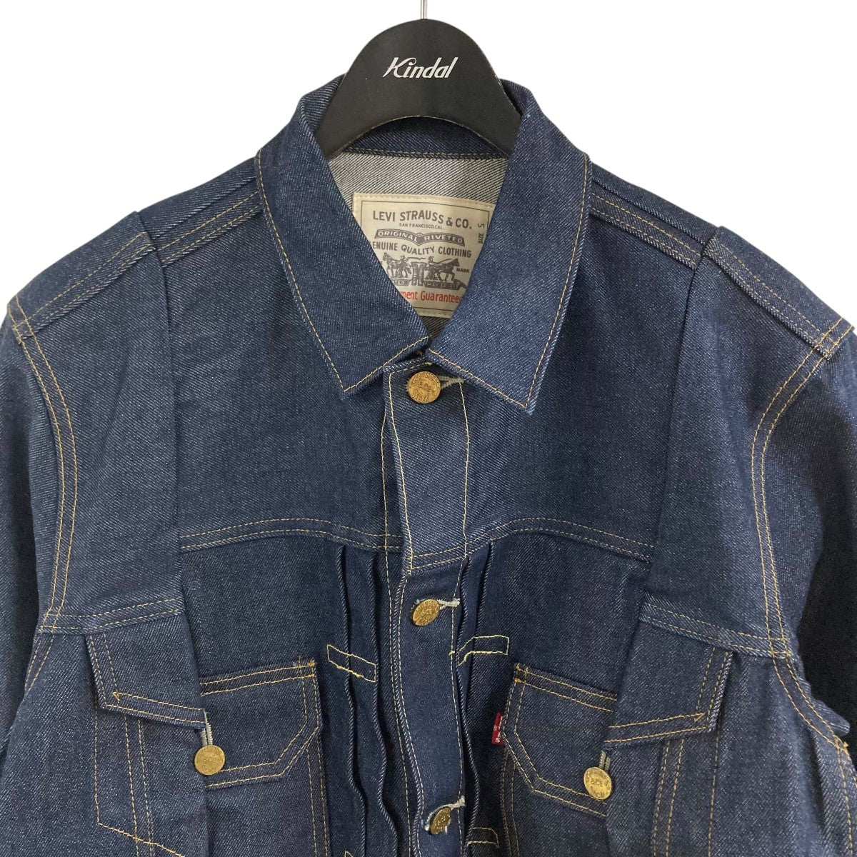 sacai×LEVI'S ドッキングデニムジャケット 25-03708M インディゴ