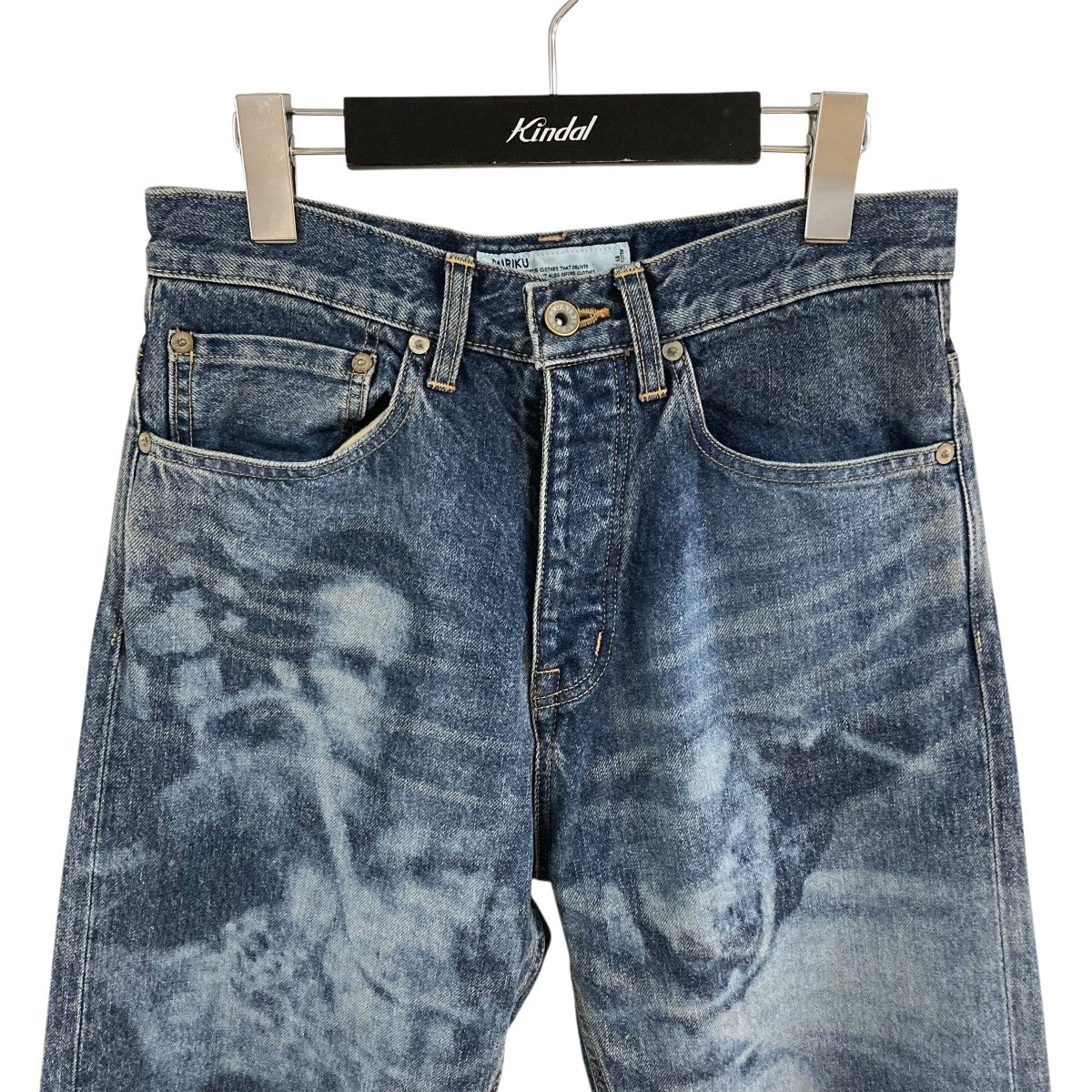 DAIRIKU(ダイリク) プリントデニムパンツ 25SS ER-2 インディゴ サイズ