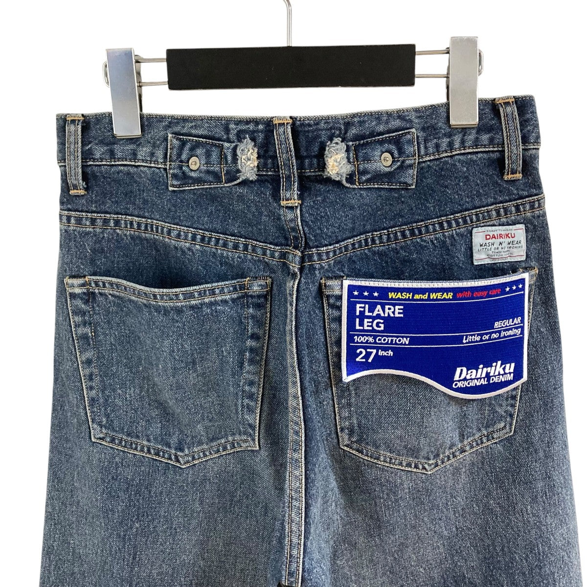 DAIRIKU(ダイリク) プリントデニムパンツ 25SS ER-2 インディゴ サイズ