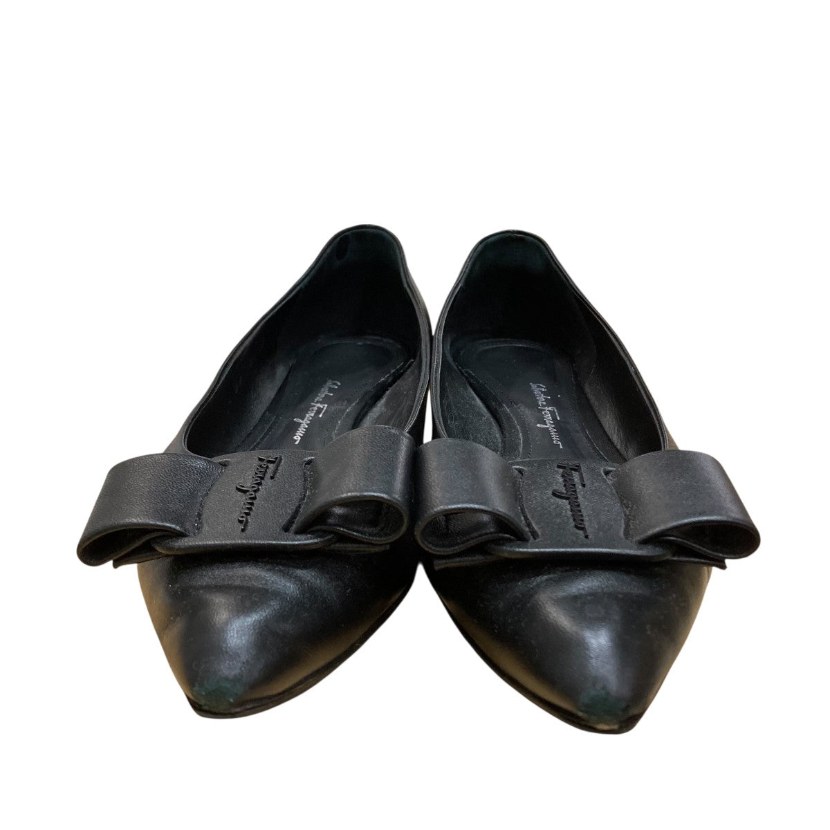 Salvatore ferragamo　フェラガモ　VIVA　スウェード　黒 Salvatore Ferragamo(サルヴァトーレフェラガモ) VIVA フラット