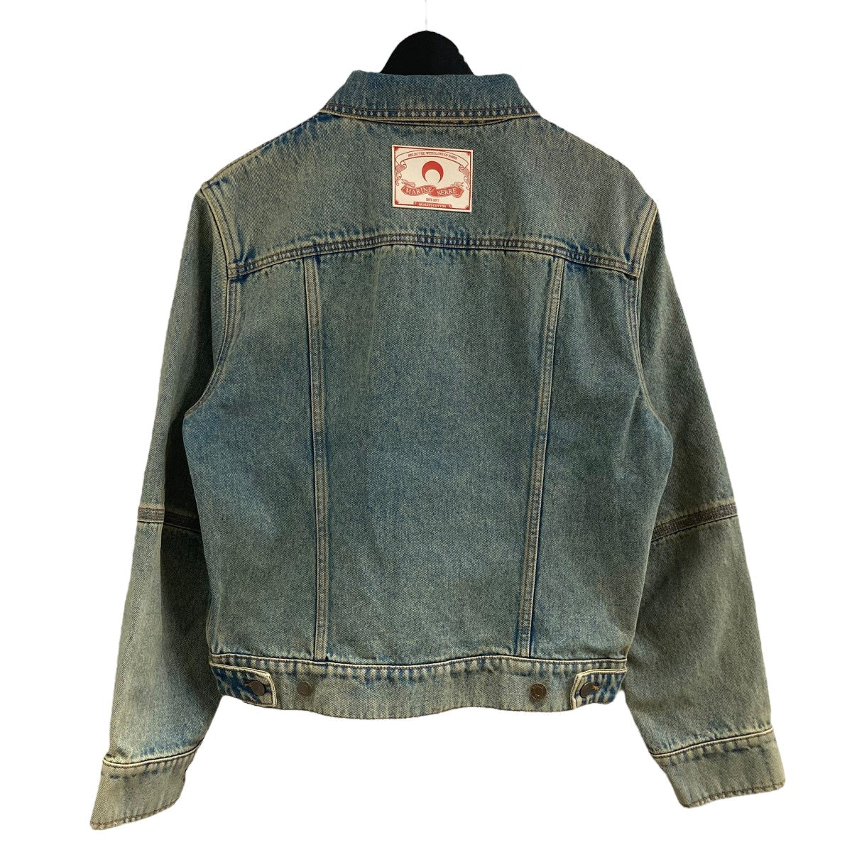 marine serre(マリーンセル) デニムジャケット インディゴ サイズ 44
