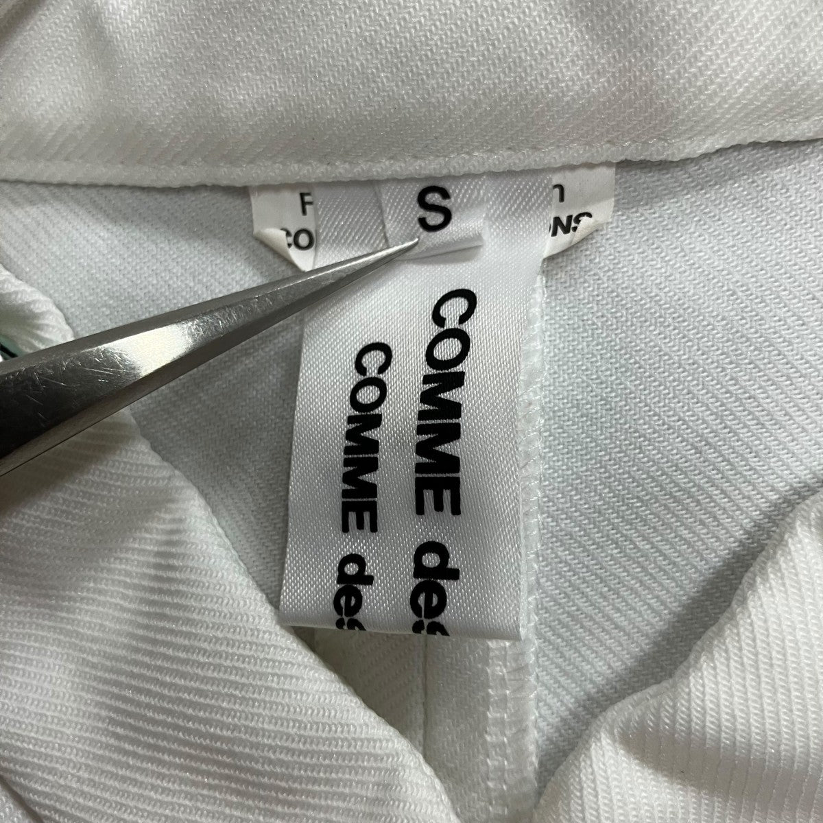 COMME des GARCONS 中綿切替ポリエステルジャケット 古着・中古-6枚目のアイテム画像