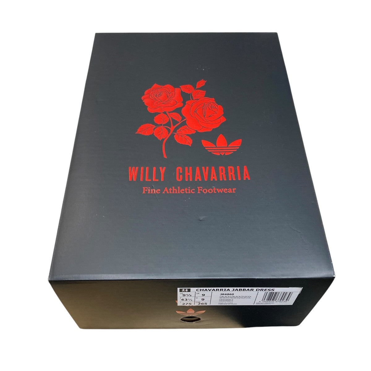 adidas×WILLY CHAVARRIA ローカットスニーカー JR6860 ブラック サイズ