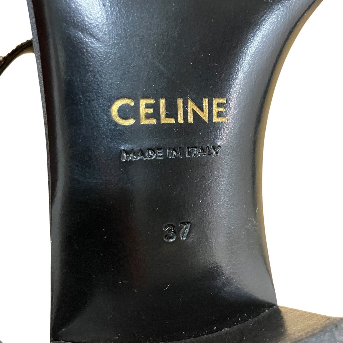 CELINE(セリーヌ) スタッズサンダル ブラック サイズ 37｜【公式