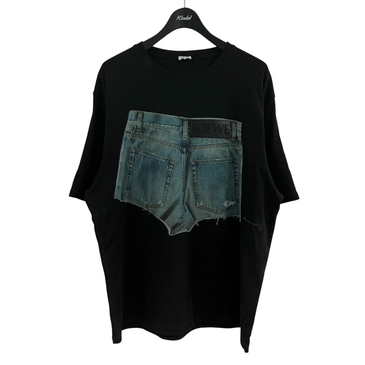 LOEWE デニムプリントTシャツ 古着・中古-1枚目のアイテム画像