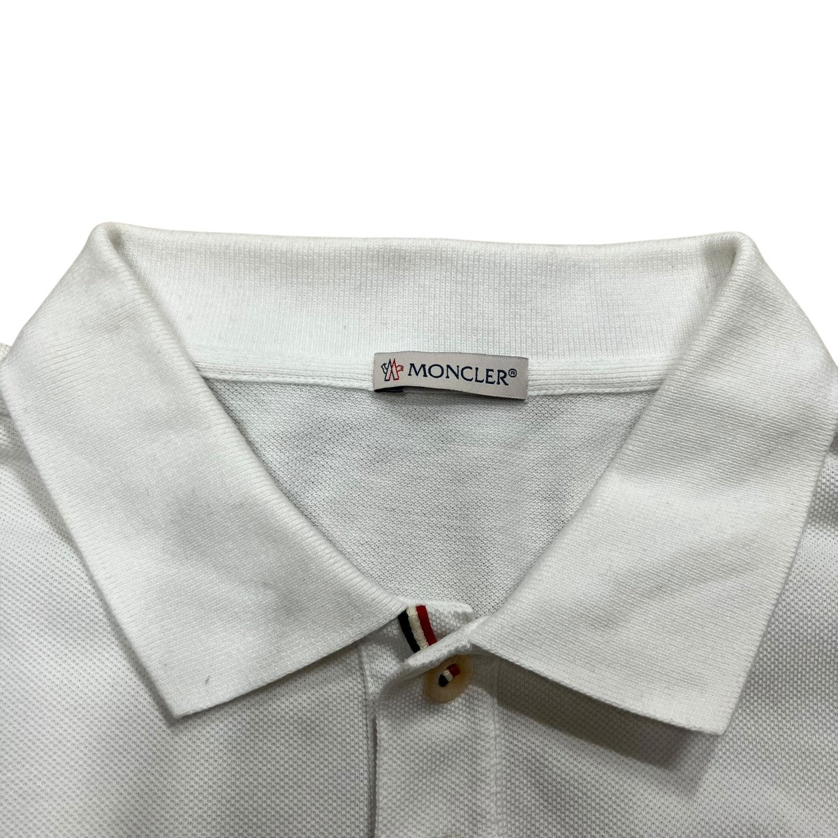 MONCLER ロゴパッチポロシャツ 古着・中古-5枚目のアイテム画像