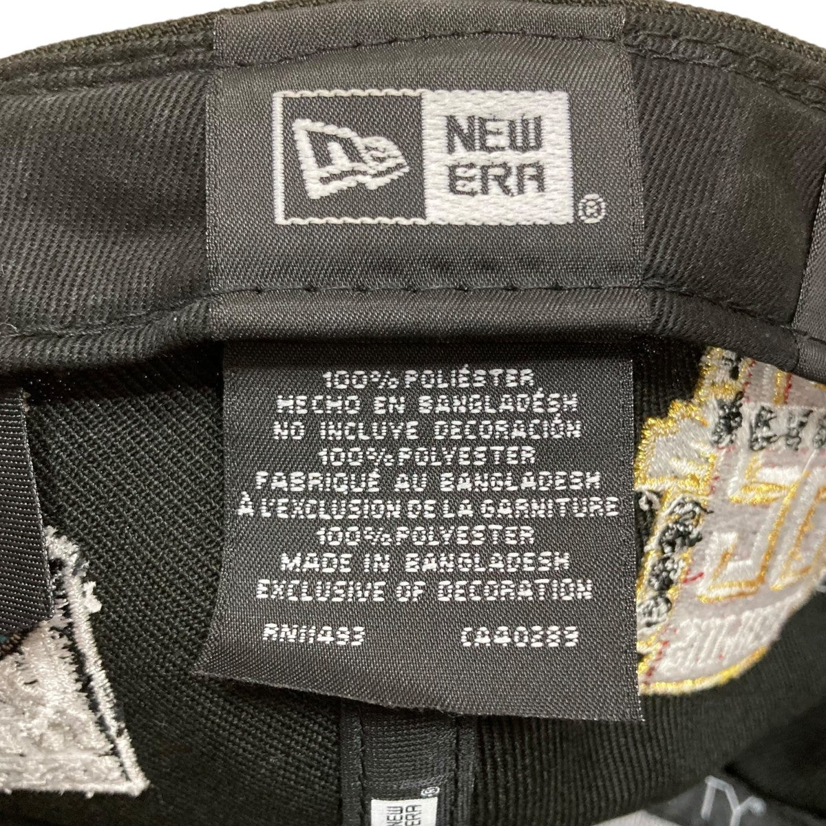 Supreme(シュプリーム) ロゴワッペン6パネルキャップ ブラック サイズ