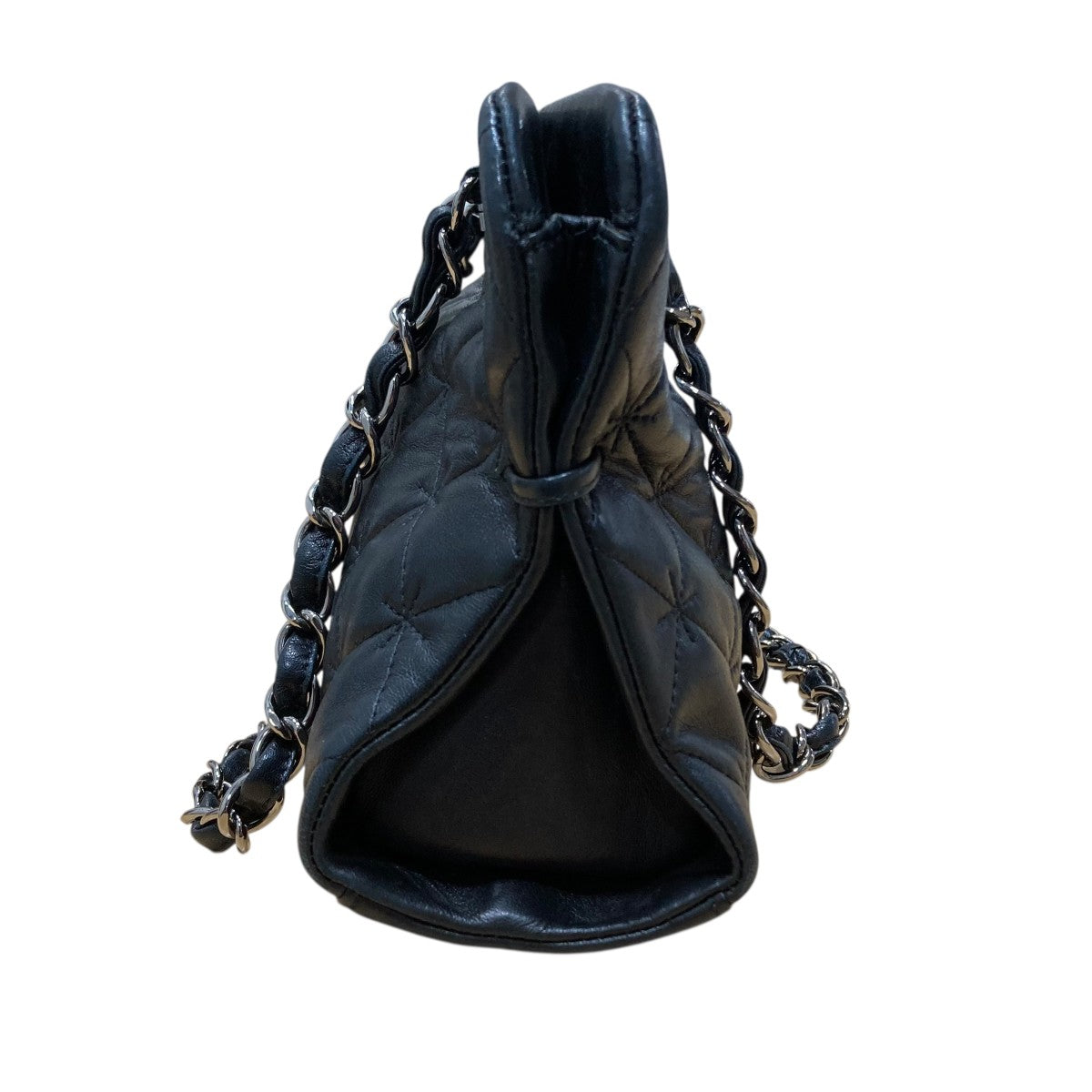 CHANEL(シャネル) ヴィンテージパテントキルティングステッチ