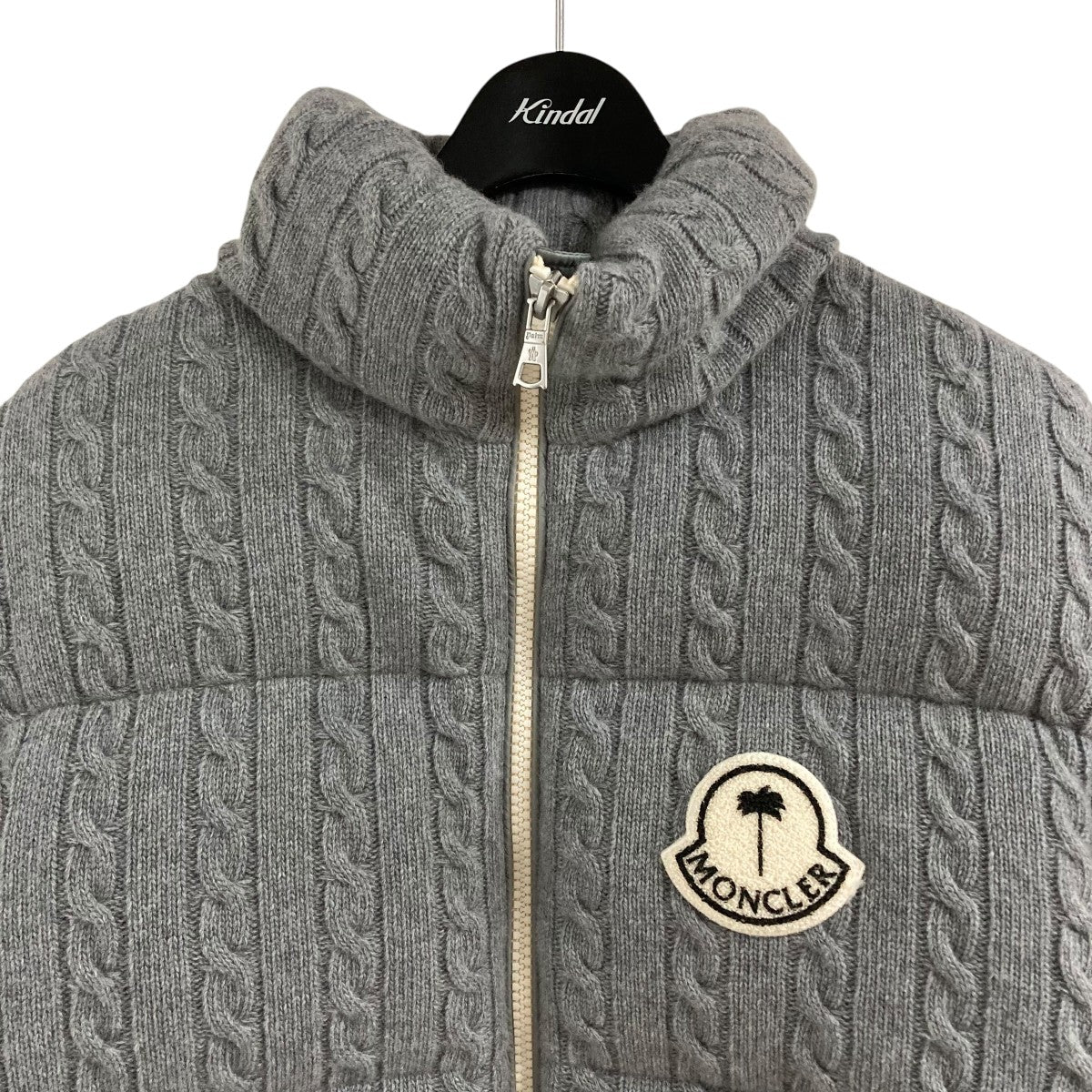 MONCLER×Palm Angels ダウンジャケット 26492119QDCM グレー サイズ 1
