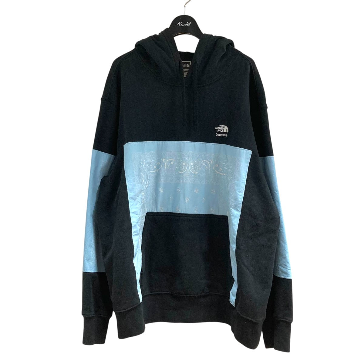 バンダナバイカラーパーカーNT022081 Bandana Hooded SweatShirt