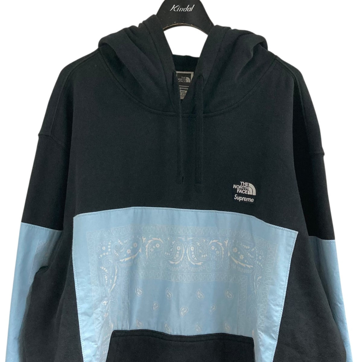 バンダナバイカラーパーカーNT022081 Bandana Hooded SweatShirt