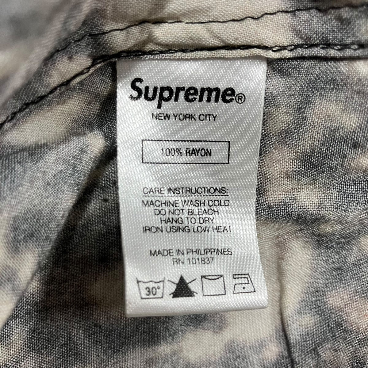 Supreme×Hysteric Glamour レーヨンオープンカラーシャツ 古着・中古-6枚目のアイテム画像