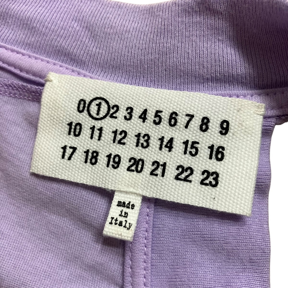 Maison Margiela1(メゾンマルジェラ1) 半袖Tシャツ S51GC0484 パープル