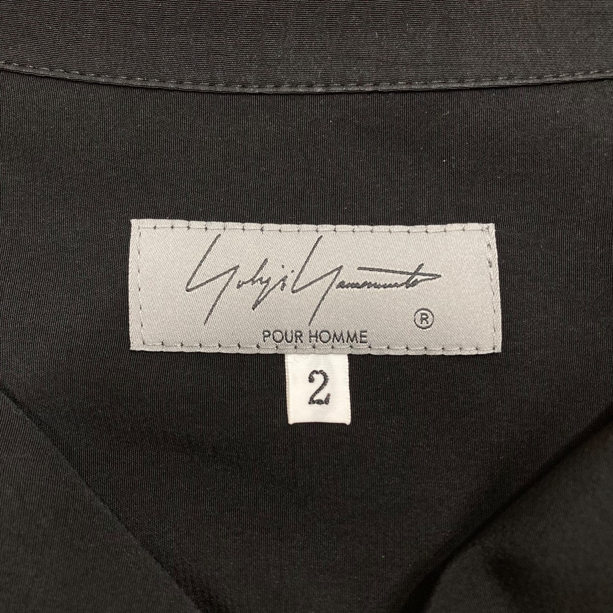 Yohji Yamamoto pour homme(ヨウジヤマモトプールオム) オープンカラー