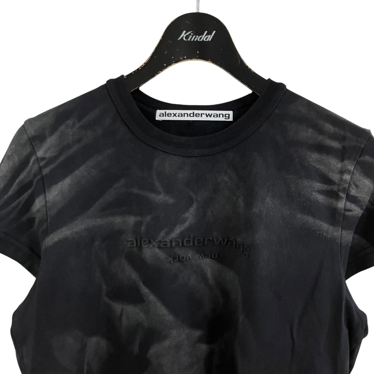 ALEXANDER WANG ウォッシュドロゴTシャツ 古着・中古-2枚目のアイテム画像