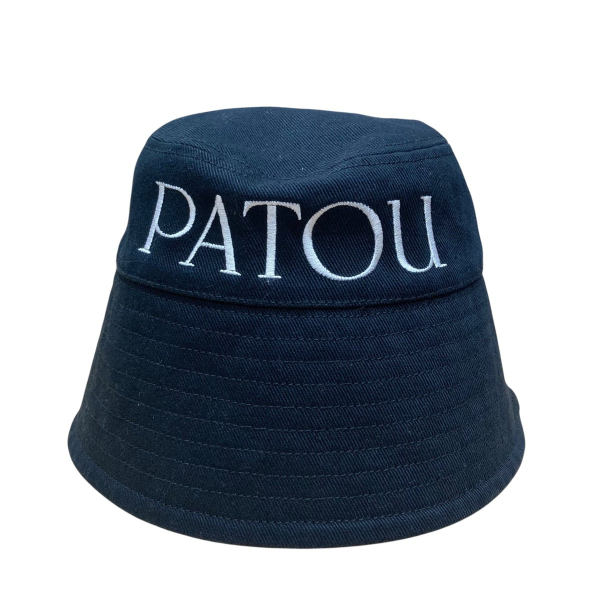 新品未使用！PATOU バケットハット Patou(パトゥ) ロゴバケットハット AC0270132999B ブラック サイズ M