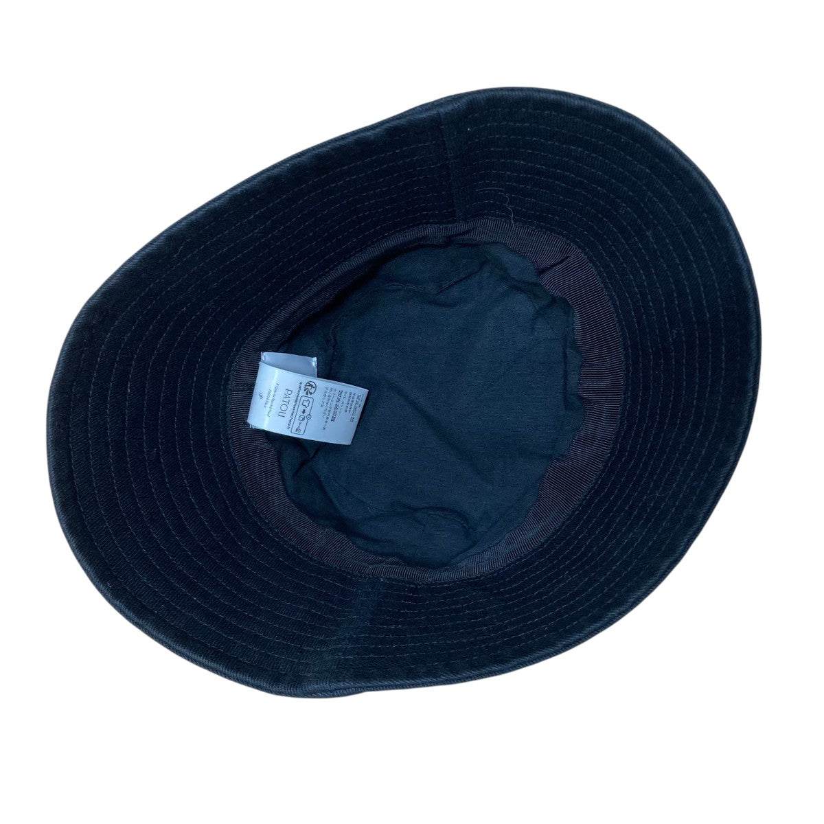 Patou(パトゥ) ロゴバケットハット AC0270132999B ブラック サイズ M