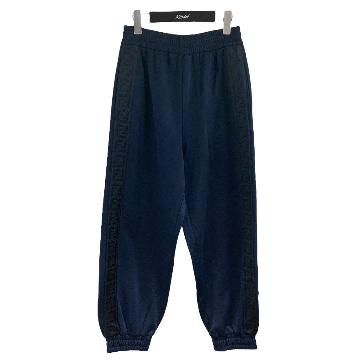 FENDI(フェンディ) 2021SS ズッカ柄刺繍デニムパンツ ブラック サイズ