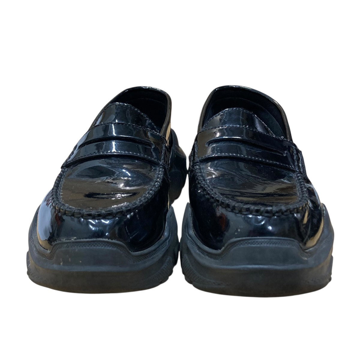 AKIKOAOKI(アキコアオキ) 厚底ローファー ブラック サイズ 24.0cm