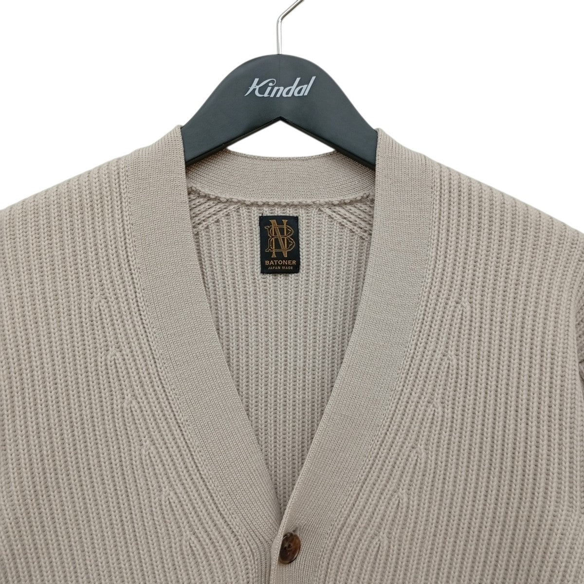 SIGNATURE RIB V-NECK CARDIGANニットカーディガンBN-21FM-029