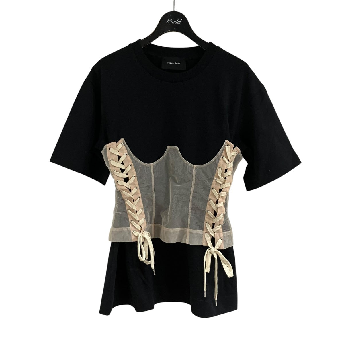 Simone Rocha チュールコルセットドッキングTシャツ 古着・中古-1枚目のアイテム画像
