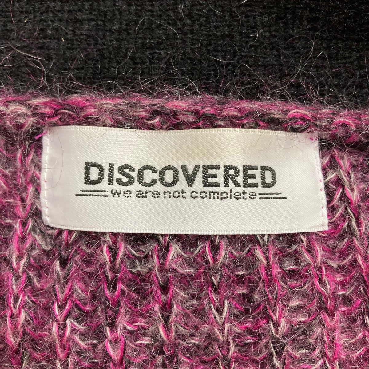 DISCOVERED(ディスカバード) モヘアカーディガン DC-AW22-KN-08 ピンク