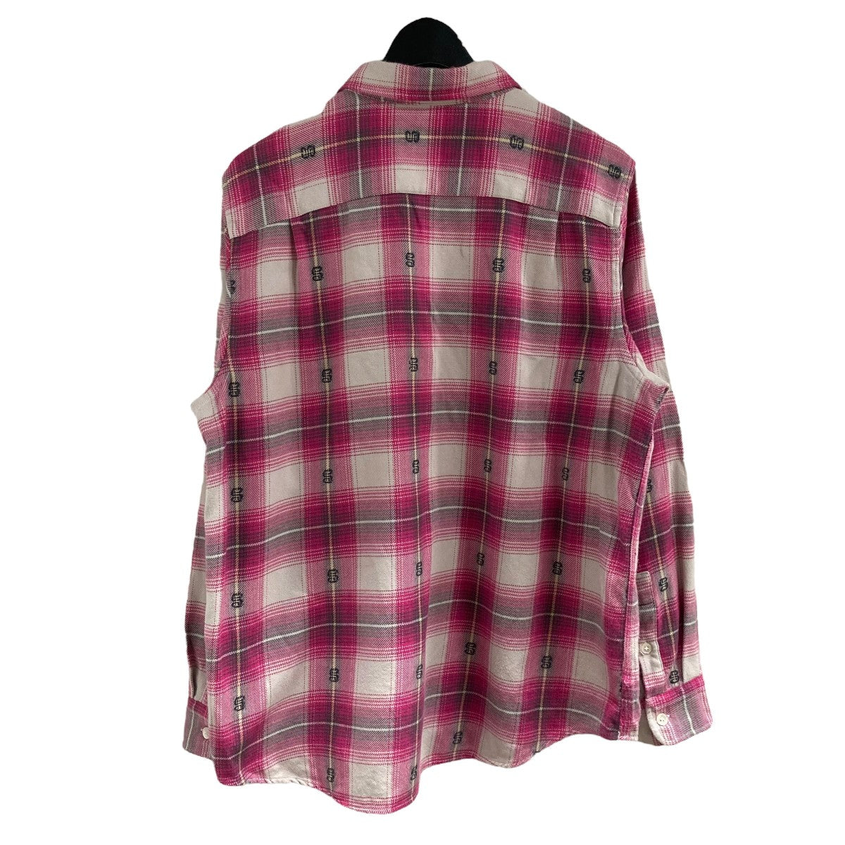 stussy(ステューシー) チェックネルシャツ 1110352 ショッキングピンク
