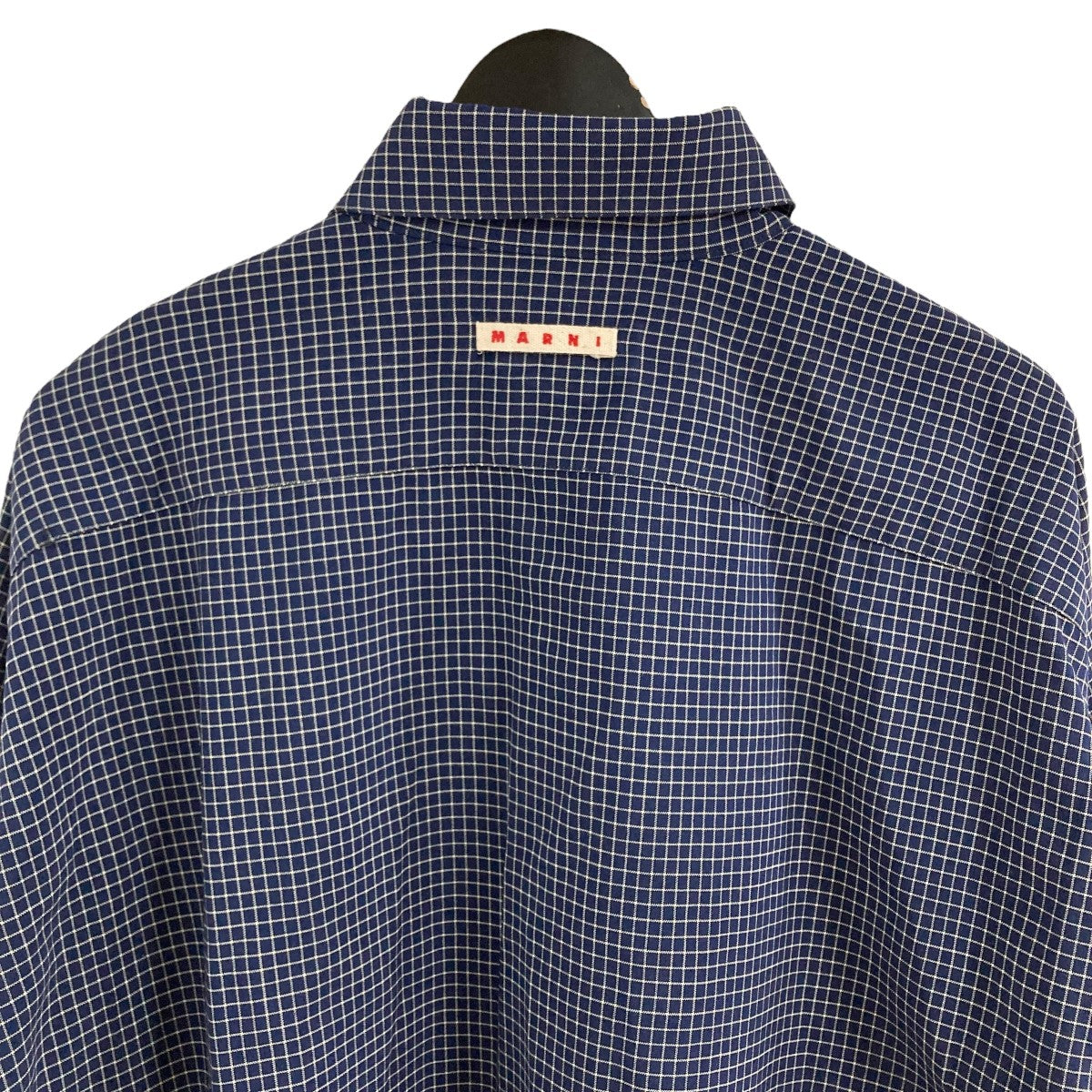 MARNI ウール　パンツ　チェック　メンズ　マルニ　トロピカル　ウール　シャツ MARNI（マルニ）ウールトロピカルシャツ CUMU0061A1 TW839