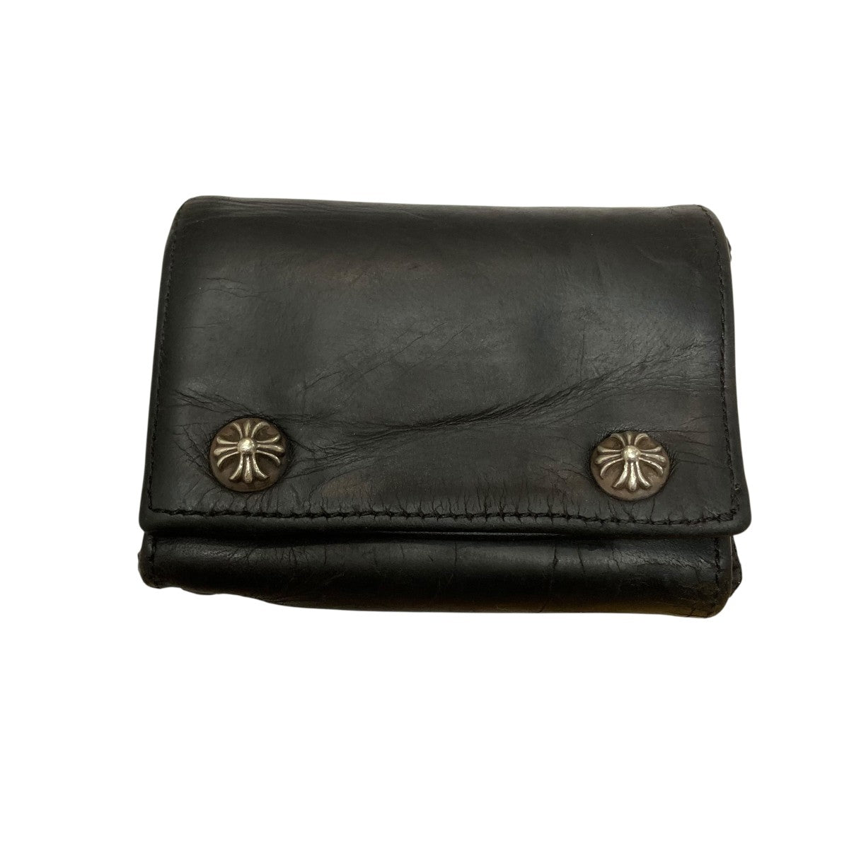 CHROME HEARTS スリーホールドコンパクトウォレット 古着・中古-2枚目のアイテム画像