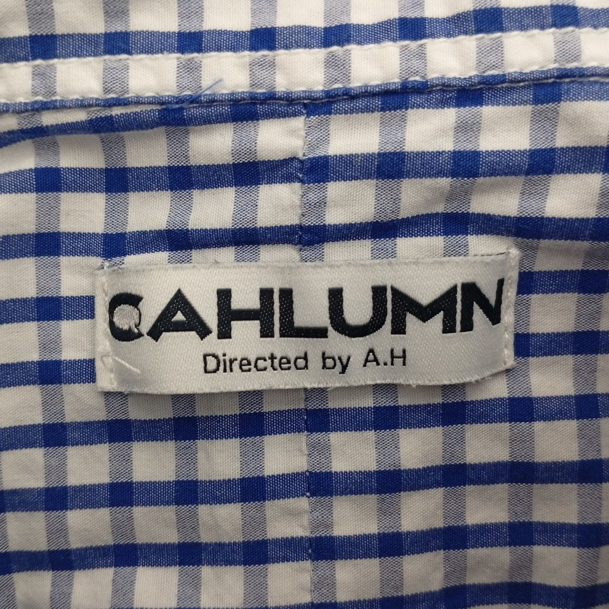 CAHLUMN ギンガムチェックブロードシャツ1000390900001 231-1036 古着・中古-3枚目のアイテム画像