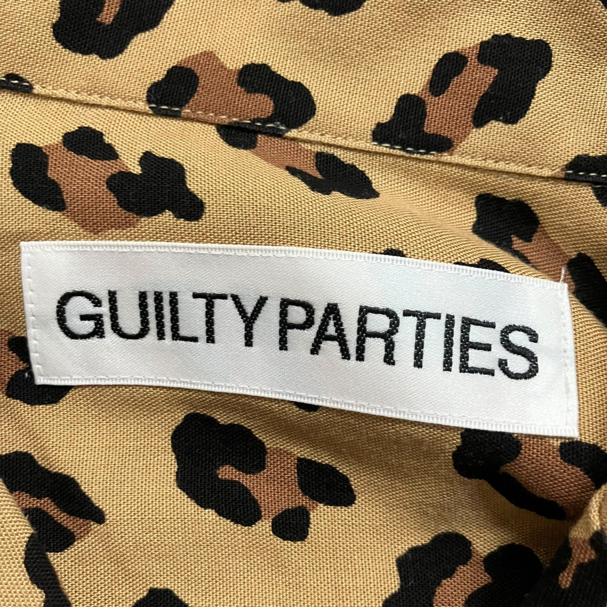 WACKO MARIA レオパード柄シャツ 古着・中古-6枚目のアイテム画像