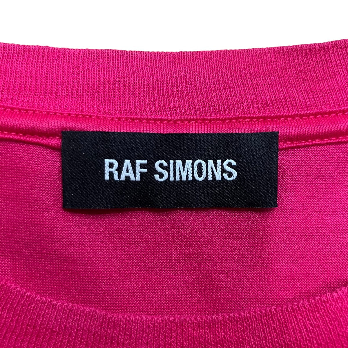 RAF SIMONS サイドオープンTシャツ 古着・中古-6枚目のアイテム画像